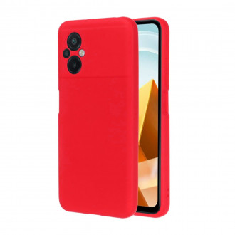 OEM Back Cover Θήκη Ενισχυμένης Σιλικόνης για Xiaomi Poco M5 Κόκκινο
