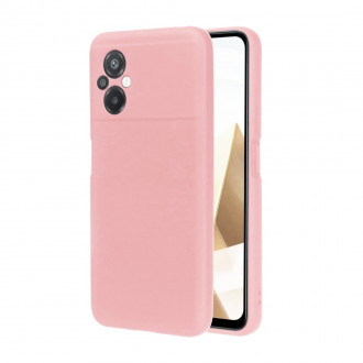 OEM Back Cover Θήκη Ενισχυμένης Σιλικόνης για Xiaomi Poco M5 Σομόν