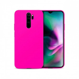OEM Back Cover Θήκη Λεπτή Σιλικόνης Matte για Xiaomi Redmi Note 8 Pro Φούξια