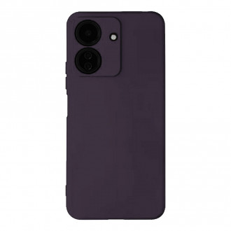 OEM Back Cover Θήκη Ενισχυμένης Σιλικόνης για Xiaomi Redmi 13c Σκούρο Μωβ