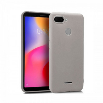 OEM Back Cover Θήκη Ενισχυμένης Σιλικόνης για Xiaomi Redmi 6/ 6A Γκρι