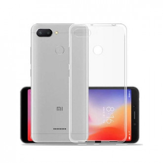 OEM Back Cover Θήκη Ενισχυμένης Σιλικόνης για Xiaomi Redmi 6/ 6A Διάφανο