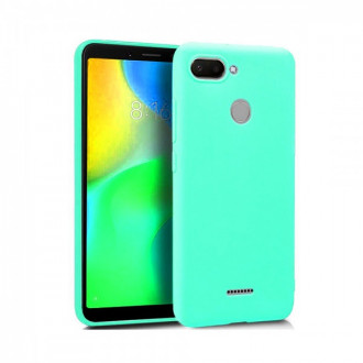 OEM Back Cover Θήκη Ενισχυμένης Σιλικόνης για Xiaomi Redmi 6/ 6A Τιρκουάζ