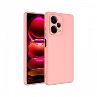 OEM Back Cover Θήκη Ενισχυμένης Σιλικόνης για Xiaomi Redmi Note 12 Pro 5G Σομόν