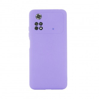 OEM Back Cover Θήκη Ενισχυμένης Σιλικόνης για Xiaomi Poco M4 Pro 5G Λιλά