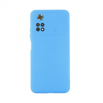 OEM Back Cover Θήκη Ενισχυμένης Σιλικόνης για Xiaomi Poco M4 Pro 5G Γαλάζιο