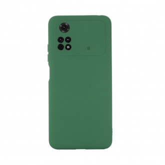 OEM Back Cover Θήκη Ενισχυμένης Σιλικόνης για Xiaomi Poco M4 Pro 5G Σκούρο Πράσινο