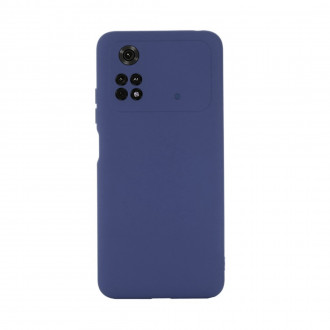 OEM Back Cover Θήκη Ενισχυμένης Σιλικόνης για Xiaomi Poco M4 Pro 5G Σκούρο Μπλε