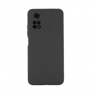 OEM Back Cover Θήκη Ενισχυμένης Σιλικόνης για Xiaomi Poco M4 Pro 5G Μαύρο