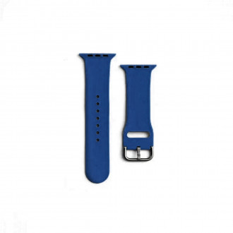 Λουράκι Applewatch Σιλικόνης με Μεταλλικό Κλιπ 42/44/49mm Μπλε