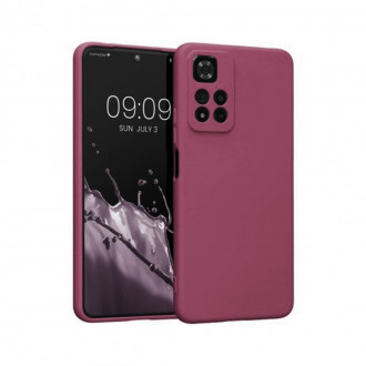 OEM Back Cover Θήκη Ενισχυμένης Σιλικόνης για Xiaomi Redmi Note 11 Pro/ 11 Pro 5G Βυσσινί