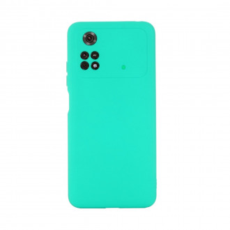 OEM Back Cover Θήκη Ενισχυμένης Σιλικόνης για Xiaomi Poco M4 Pro 5G Τιρκουάζ