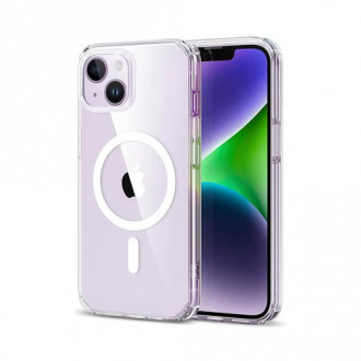 OEM Back Cover Θήκη Ενισχυμένης Σιλικόνης με Magsafe για Apple iPhone 14 Plus Διάφανο