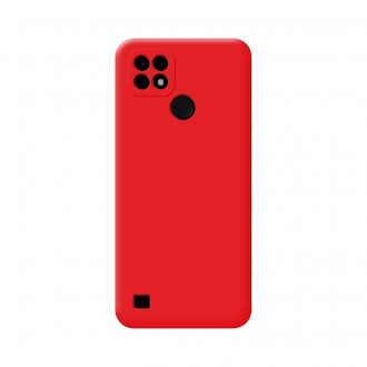 OEM Back Cover Θήκη Λεπτή Σιλικόνης Matte για Realme C21 Κόκκινο