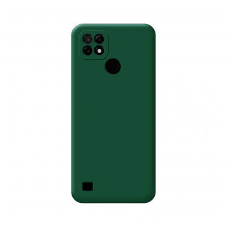 OEM Back Cover Θήκη Λεπτή Σιλικόνης Matte για Realme C21 Σκούρο Πράσινο