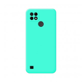 OEM Back Cover Θήκη Λεπτή Σιλικόνης Matte για Realme C21 Τιρκουάζ