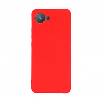 OEM Back Cover Θήκη Λεπτή Σιλικόνης Matte για Realme C30 Κόκκινο