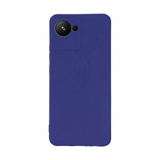 OEM Back Cover Θήκη Λεπτή Σιλικόνης Matte για Realme C30 Σκούρο Μπλε