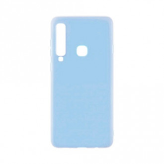 OEM Back Cover Θήκη Λεπτής Σιλικόνης Matte για Samsung Galaxy A9 2018 Γαλάζιο