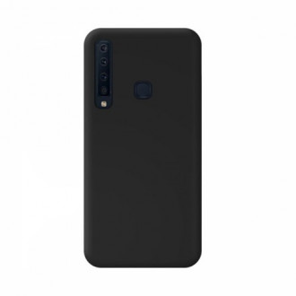 OEM Back Cover Θήκη Λεπτής Σιλικόνης Matte για Samsung Galaxy A9 2018 Μαύρο