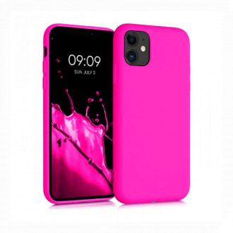 OEM Back Cover Θήκη Ενισχυμένης Σιλικόνης για iPhone 11 Φούξια