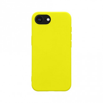 OEM Back Cover Θήκη Λεπτής Σιλικόνης Matte για iPhone 16Ε Κίτρινο