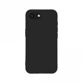 OEM Back Cover Θήκη Λεπτής Σιλικόνης Matte για iPhone 16Ε Μαύρο
