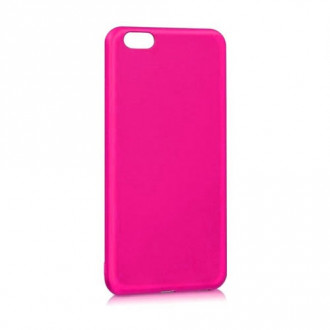 OEM Back Cover Θήκη Λεπτής Σιλικόνης Matte για iPhone 6 Plus/ 6s Plus Φούξια