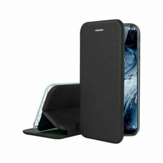 OEM Book Cover Θήκη Δερματίνης για iPhone 16 Pro Μαύρο