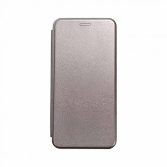 OEM Book Cover Θήκη Δερματίνης για Samsung Galaxy S21 Ultra Γκρι