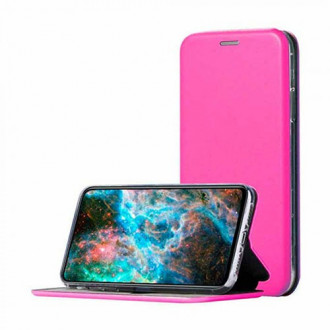 OEM Book Cover Θήκη Δερματίνης για Samsung Galaxy S21 Φούξια