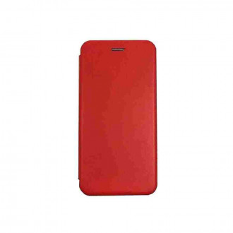 OEM Book Cover Θήκη Δερματίνης για Xiaomi Redmi 14C Κόκκινο