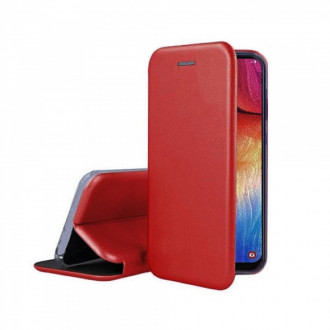 OEM Book Cover Θήκη Δερματίνης για Samsung Galaxy S21 Κόκκινο