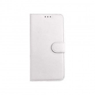 OEM Wallet Cover Θήκη Δερματίνης για Sony Xperia M4 Λευκό