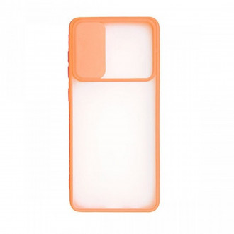 OEM Θήκη Shutter με Προστασία Καμερών Σιλικόνης για Samsung Galaxy A72 Σομόν