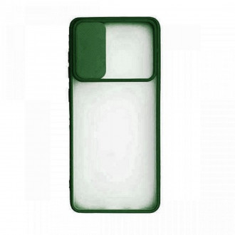 OEM Θήκη Shutter με Προστασία Καμερών Σιλικόνης για Samsung Galaxy A72 Πράσινο