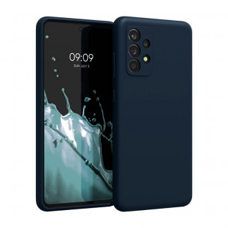 OEM Θήκη Rubber Ενισχυμένης Σιλικόνης για Samsung Galaxy A52/ A52s Σκούρο Μπλε