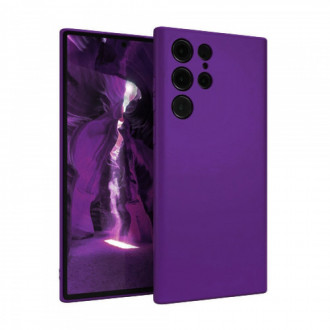 OEM Θήκη Rubber Ενισχυμένης Σιλικόνης για Samsung Galaxy S22 Ultra Μωβ