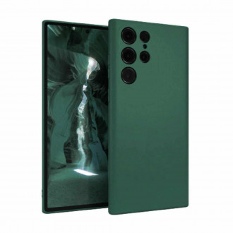 OEM Θήκη Rubber Ενισχυμένης Σιλικόνης για Samsung Galaxy S22 Ultra Πράσινο