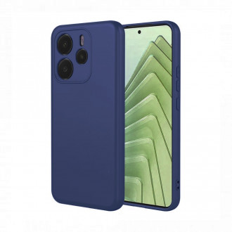 OEM Back Cover Θήκη Ενισχυμένης Σιλικόνης για Xiaomi Redmi Note 14 4G Σκούρο Μπλε