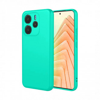 OEM Back Cover Θήκη Ενισχυμένης Σιλικόνης για Xiaomi Redmi Note 14 4G Τιρκουάζ