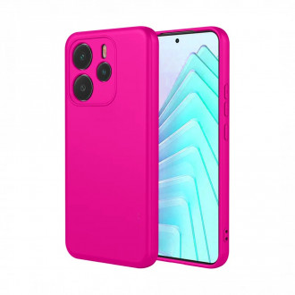 OEM Back Cover Θήκη Ενισχυμένης Σιλικόνης για Xiaomi Redmi Note 14 4G Φούξια