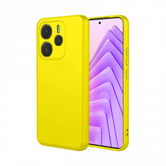 OEM Back Cover Θήκη Ενισχυμένης Σιλικόνης για Xiaomi Redmi Note 14 4G Κίτρινο