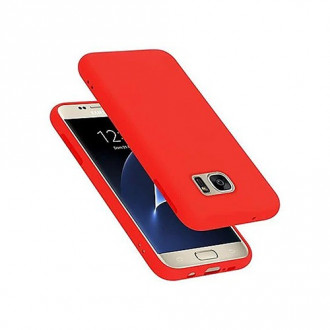 OEM Back Cover Θήκη Λεπτής Σιλικόνης Matte για Samsung Galaxy S7 Κόκκινο