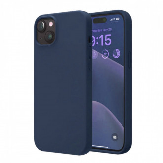 OEM Θήκη Rubber Ενισχυμένης Σιλικόνης για iPhone 14 Plus Σκούρο Μπλε