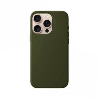 OEM Θήκη Rubber Ενισχυμένης Σιλικόνης για iPhone 16 Pro Χακί