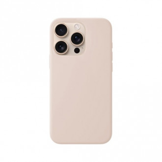 OEM Θήκη Rubber Ενισχυμένης Σιλικόνης για iPhone 16 Pro Μπεζ
