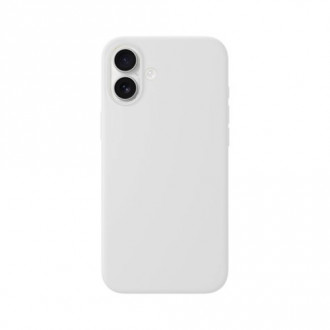 OEM Θήκη Rubber Ενισχυμένης Σιλικόνης για iPhone 16 Λευκό