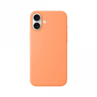 OEM Θήκη Rubber Ενισχυμένης Σιλικόνης για iPhone 16 Πορτοκαλί