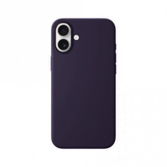 OEM Θήκη Rubber Ενισχυμένης Σιλικόνης για iPhone 16 Σκούρο Μωβ